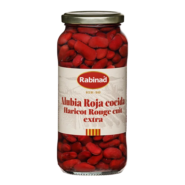 Top Spanish Quality Healthy Beans Preserves Ready to eat Made in Spain Cooked Red Kidney Beans in jar for Supermarket and Retail