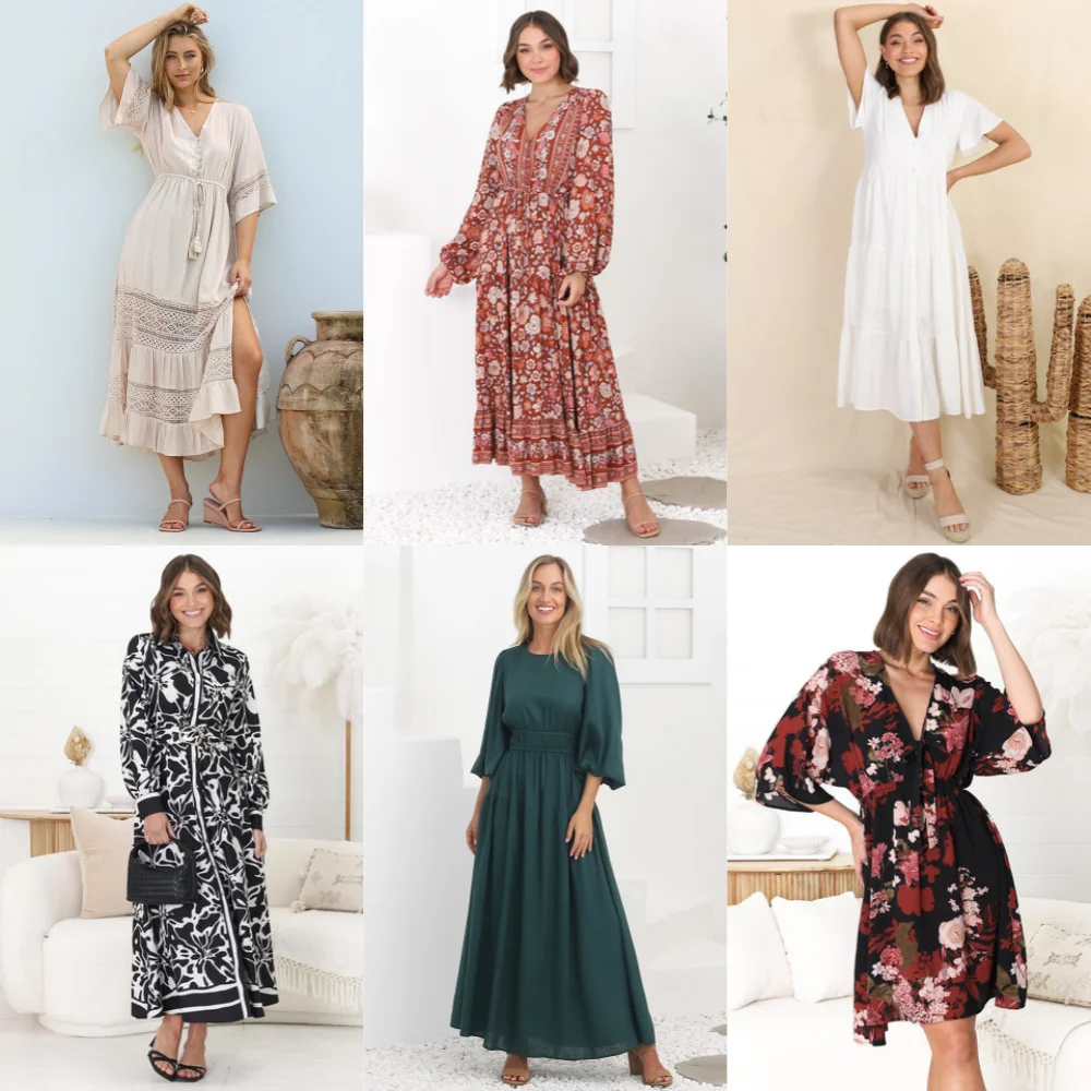 2024 Optional Dress Wholesale for Supplier New Tops Mix Bulk Bales Women Apparel Cropped Women Stock Clearance Sale in China