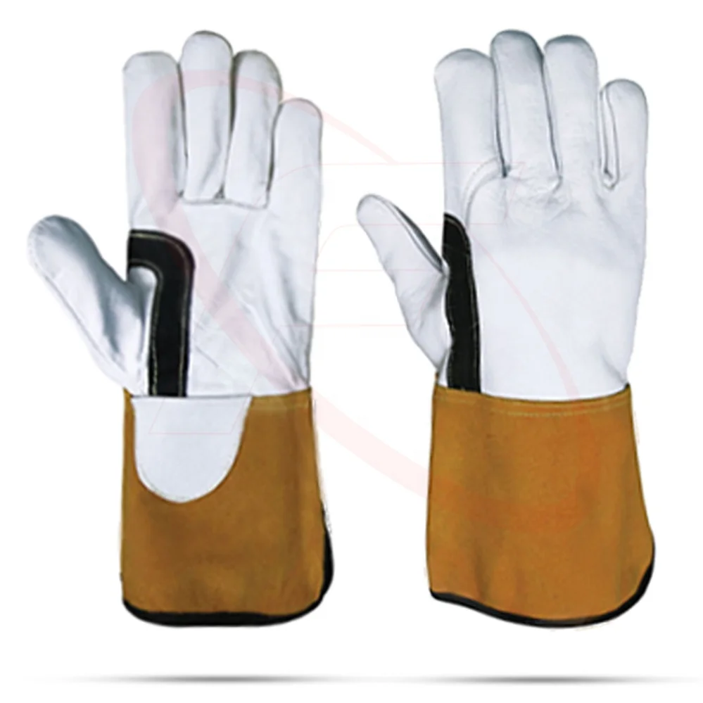 Top Quality Tig Welding Gloves in Premium Goatskin Leather Argon Gloves Hand Protection Gloves for Welders