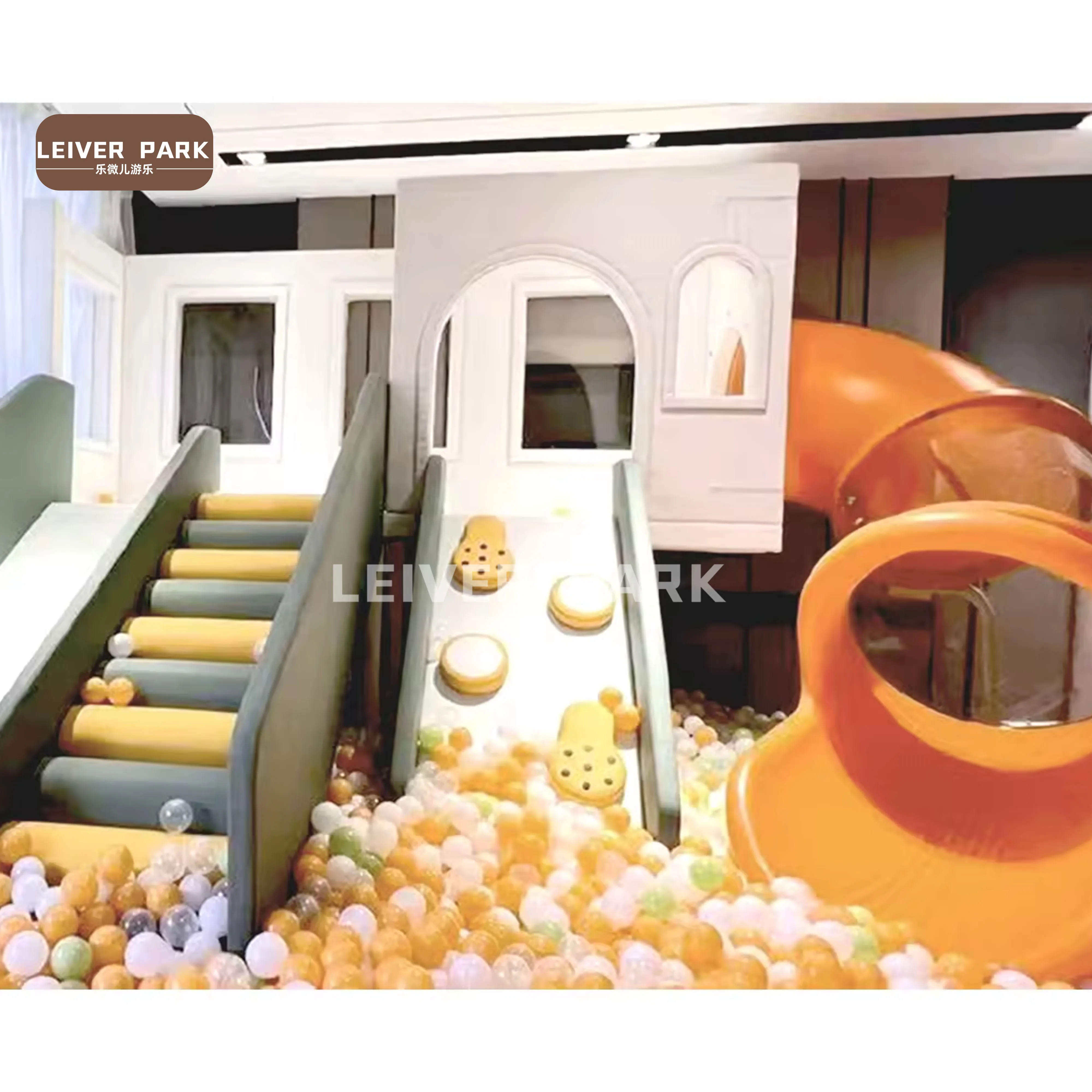 Indoor Kids Playground Equipment Soft Play With Slide Kids Play Sets Center Area Toddler Playground Indoor Children playground