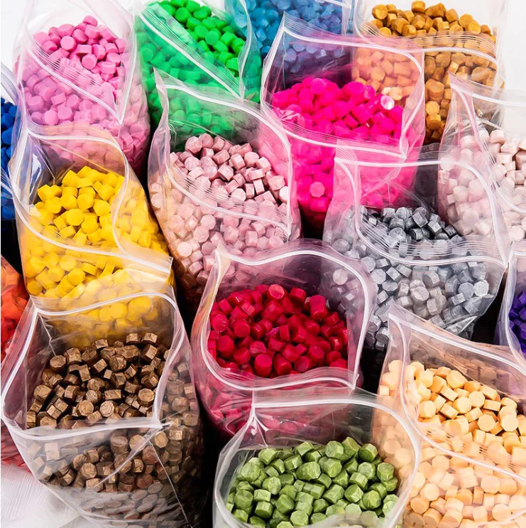 500g Colors Stamp Wax Seal Bead Stamp Wax Stamp Set Seal Sealing Wax Beads