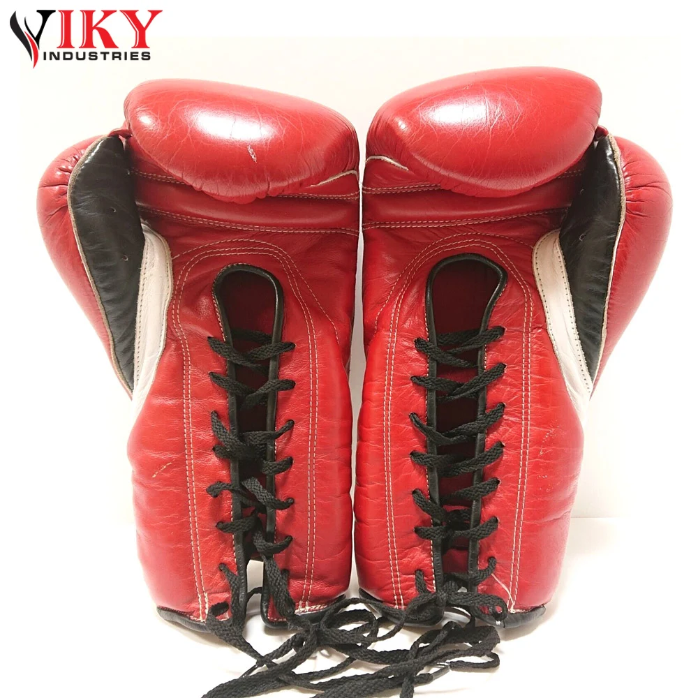 New Arrival Customized Size Or Logo Printed Thickened PU Leather Fighting Wear  Boxing Gloves By Viky Industries