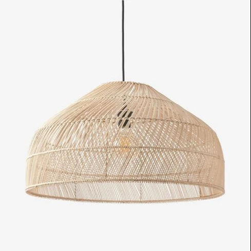 Japanese Bed and Breakfast Bamboo Art Lamp Creative Restaurant Tea Room Hot Pot Shop Wabi-Sabi Style Handmade Bamboo Lighting