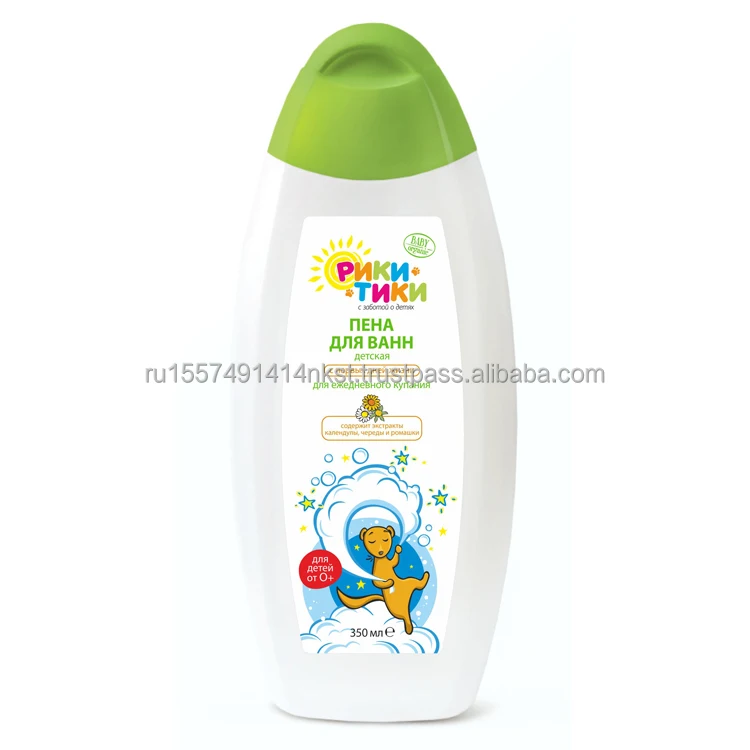Hot sale product RIKI TIKI BABY BATH FOAM TUTTI-FRUTTI 350 ml skin care eco friendly cosmetic