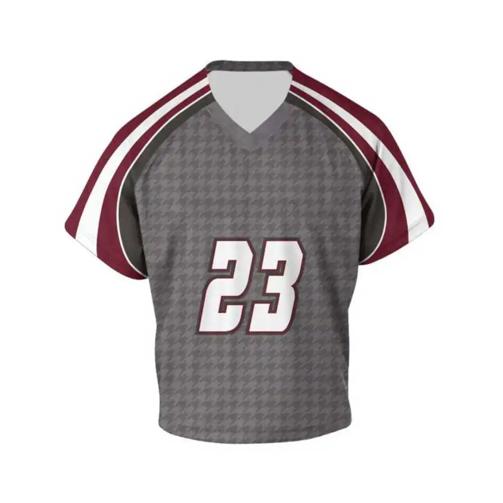 New Design Fully Customize Logo Lacrosse Jerseys  Sports Custom Sublimated Reversible Lacrosse Jerseys
