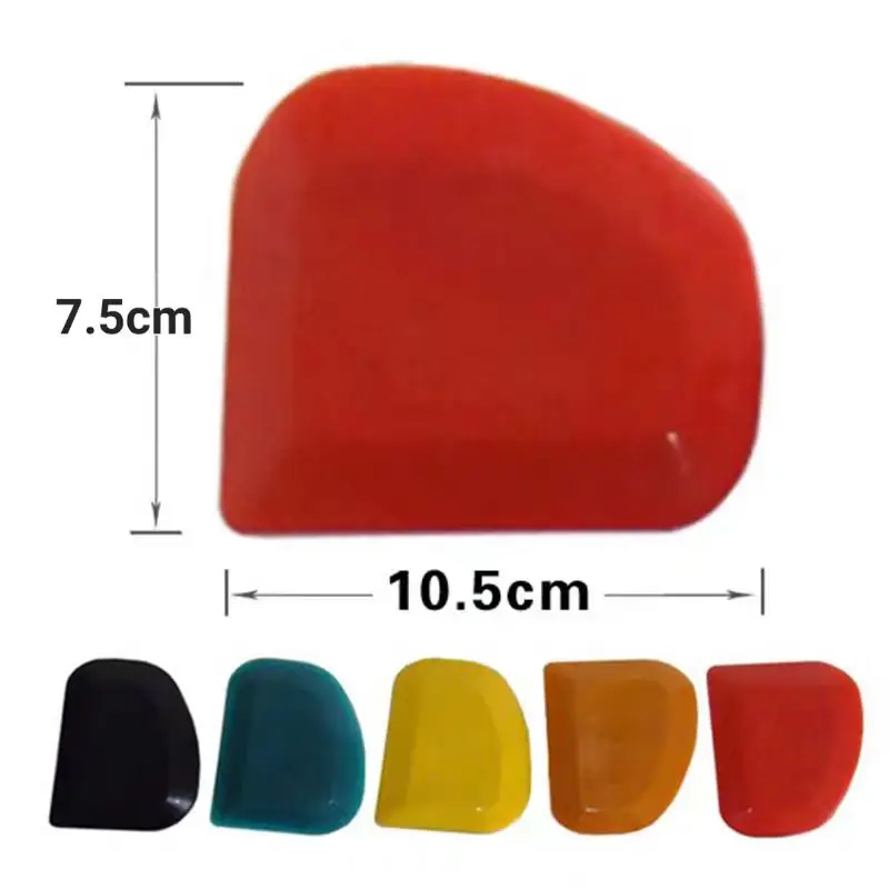 Auto Body Filler Plastic Spreaders Industrial Oval Putty Yellow Plastic Spatula for Cars Rubber Plastic Tools CN;GUA Osata
