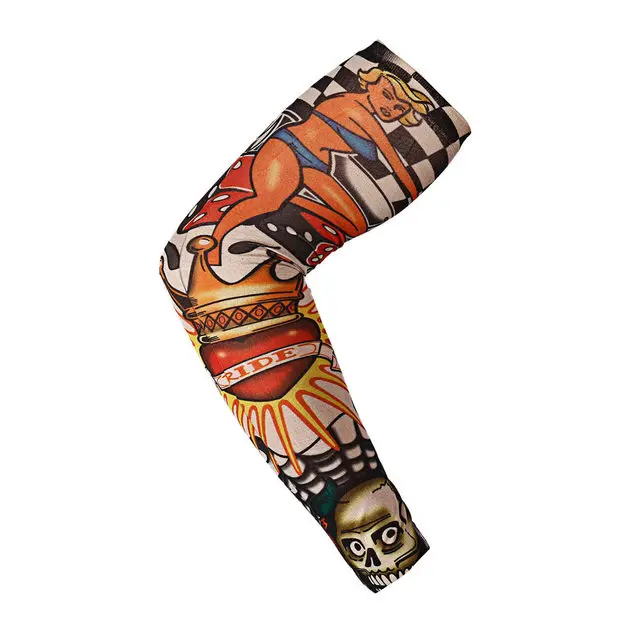 High Quality Factory Price Custom Logo Sports Cool Arm Sleeves Cycling Basketball UV Protector Compression Arm Sleeve