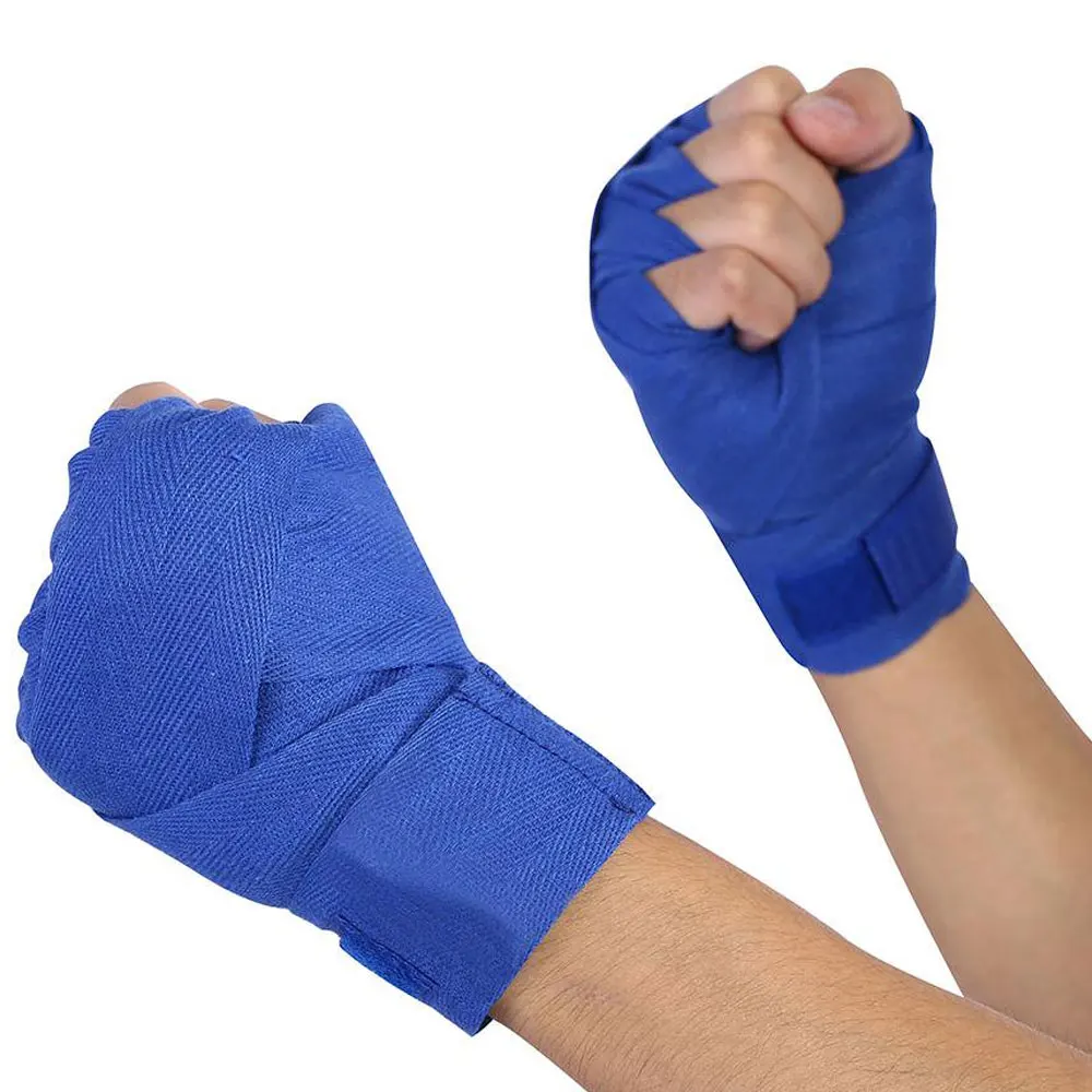 Low Price Professional Manufactures Custom Logo Boxing Hand Wraps / New Arrival Best Quality Solid Color Hand Wraps