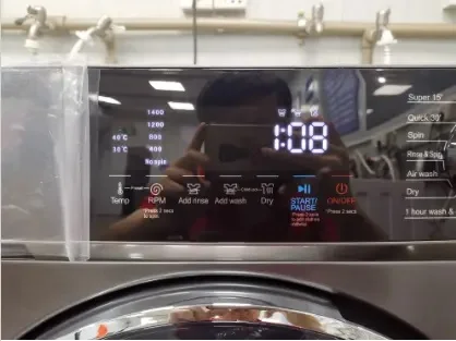 in Stock 60cm Front Load Automatic Washer & Dryer New Electric Power Washing Machine for Household Outdoor and Hotel Use