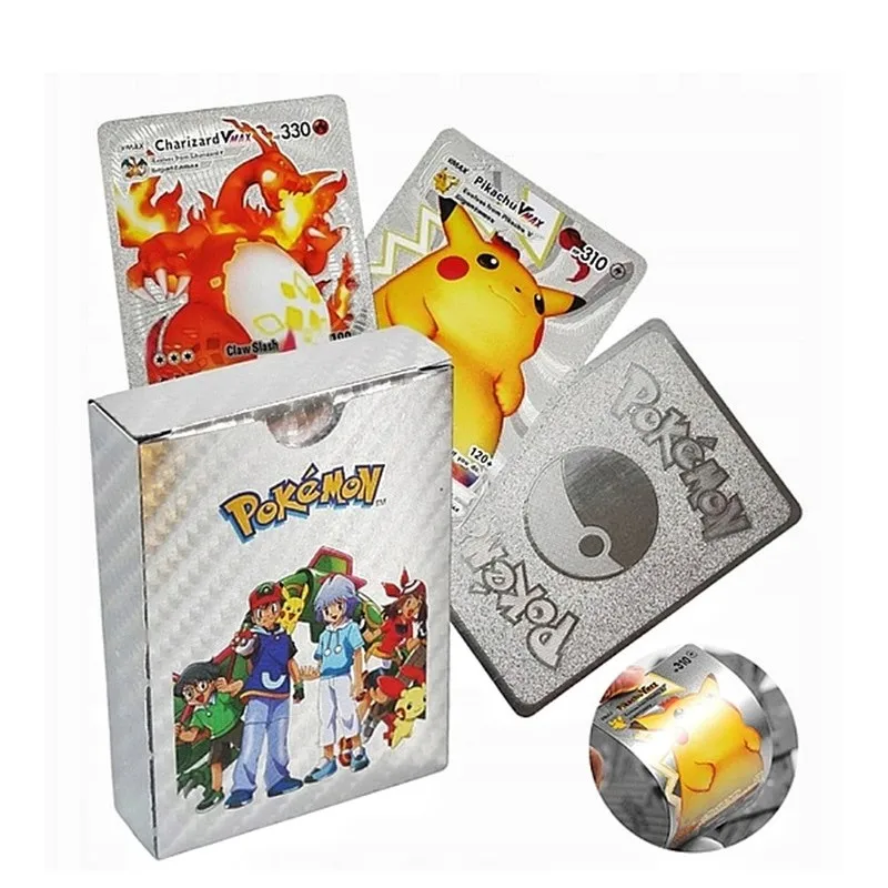Poke mon card deck 55 pcs. TCG Silver - Limited Edition