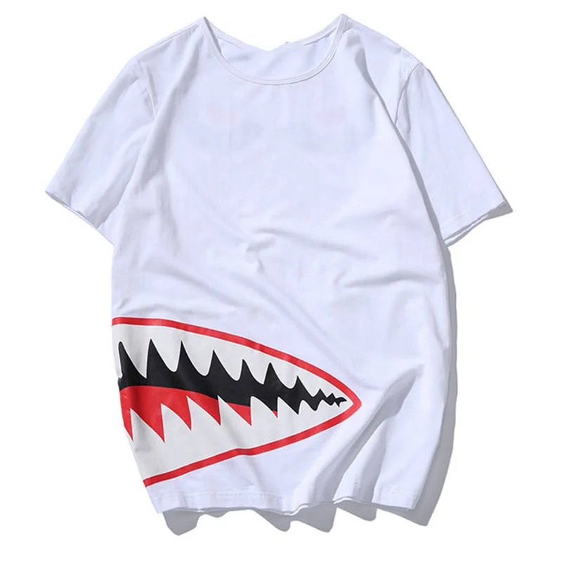 New Trending Causal Panther Pattern Summer Style Wholesale Mens T Shirt Men Fashion Short Sleeve Distress Leopard Printing Tee