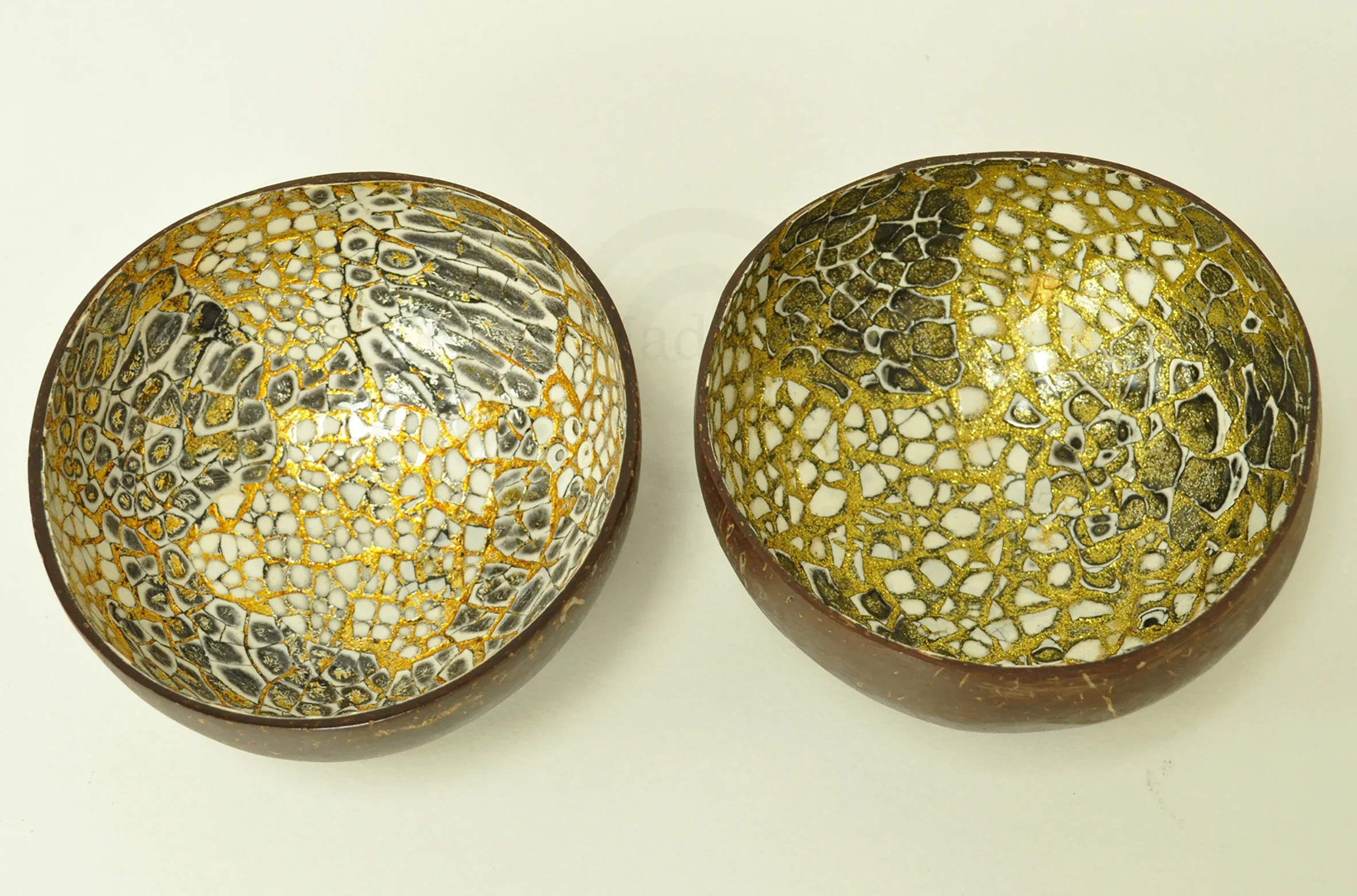 Luxury Coconut Bowl with Mother of Pearl Inlay for Home Decoration  Customized Packing From Vietnam Manufacturer