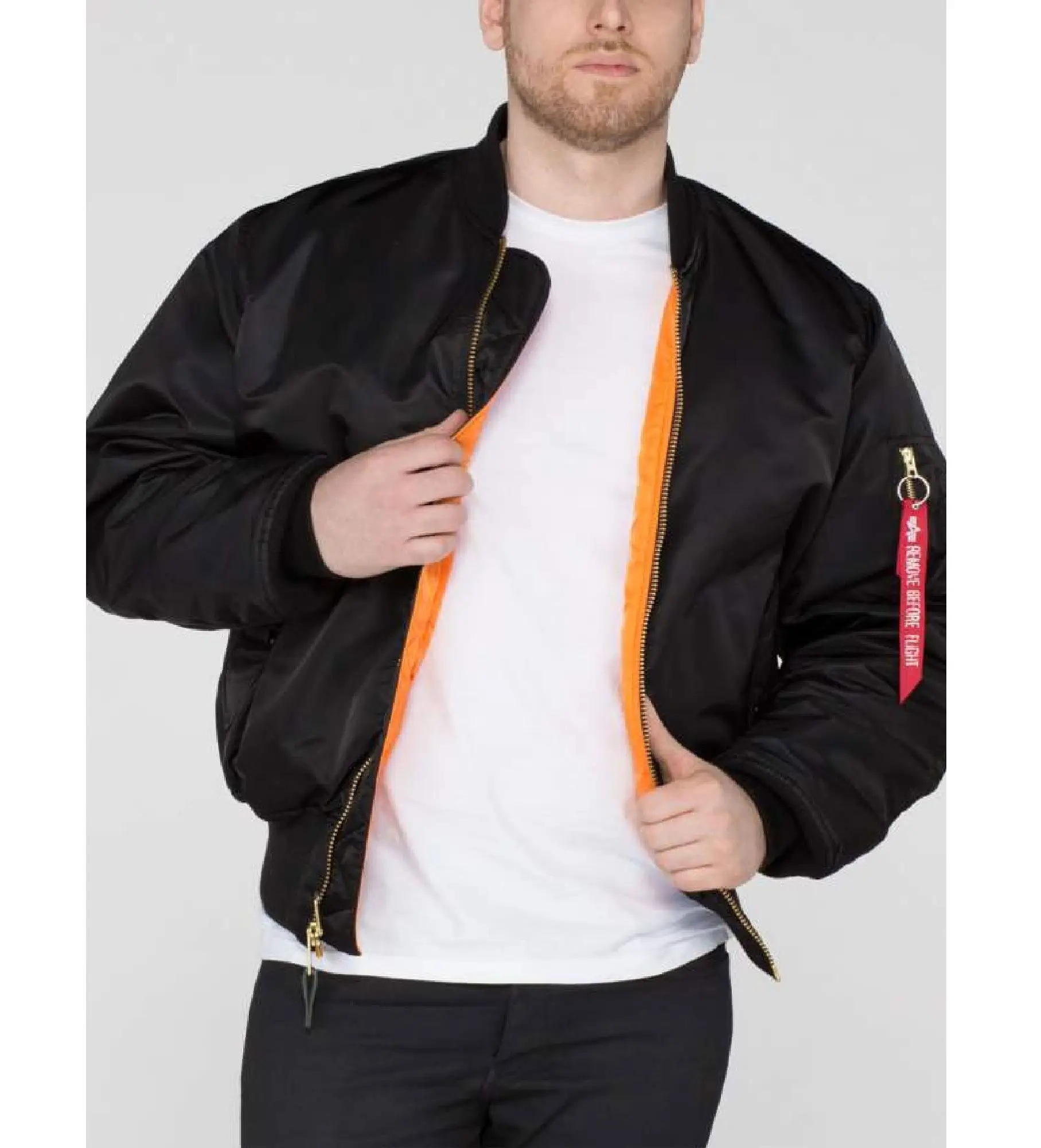 High Quality College Polyester Blank Bomber Custom Sport Fall Plain Baseball Jackets Mens Red Varsity Jacket