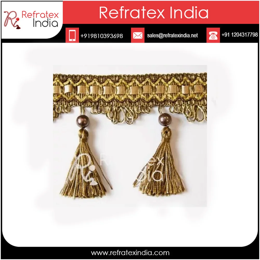 Decorative Tassel Fringe Handmade Tassel Fringe