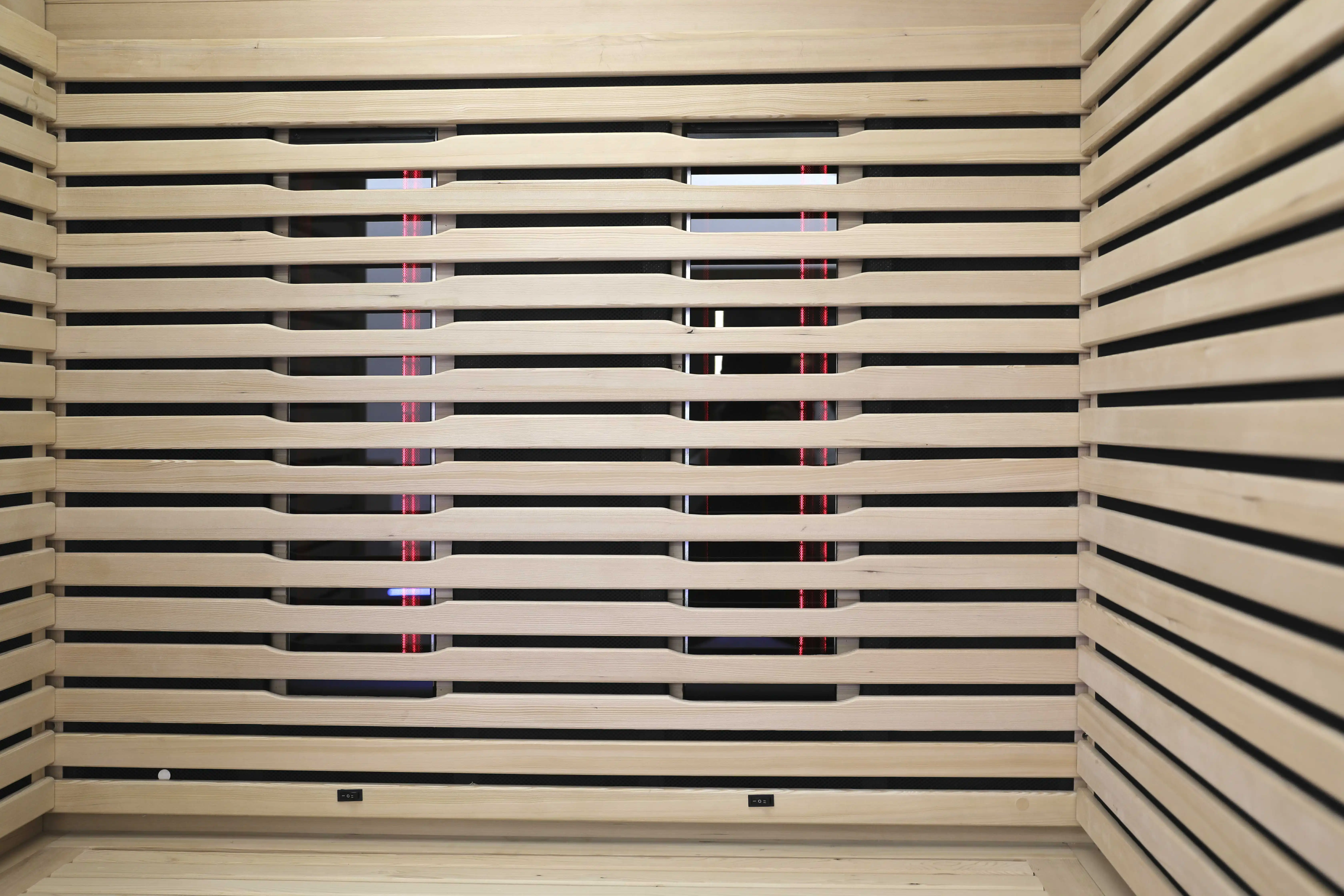 Factory Direct Low EMF Morden far infrared carbon panel sauna with intelligent control panel