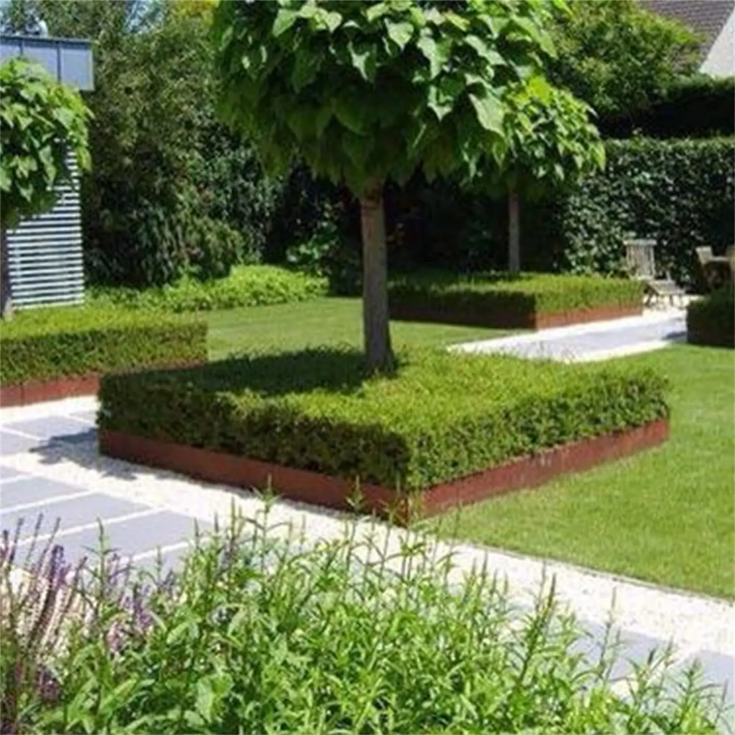Factory price wholesale durable corten landscape edging metal garden lawn edging