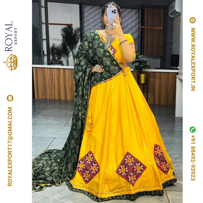 New Exclave design Navratri Chaniya Choli Collection In Wholesale Rate By Royal Export Surat