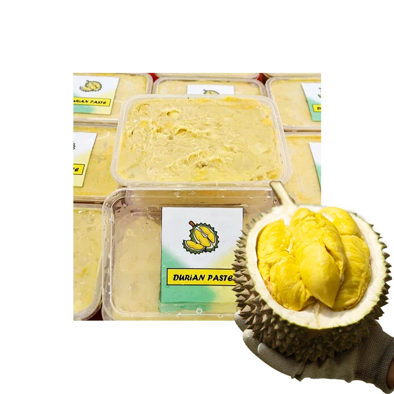 Wholesale High Quality Fresh D24 Durian (Paste) Aromatic Taste with Good For Making Pastry and Dessert Products
