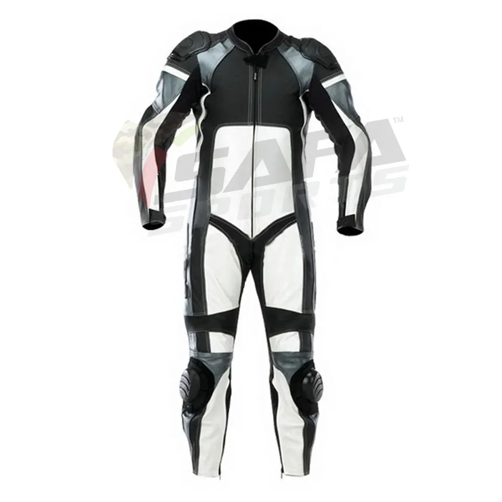 New anti-fall windproof warm PU leather hump protection motorbike riding suit male