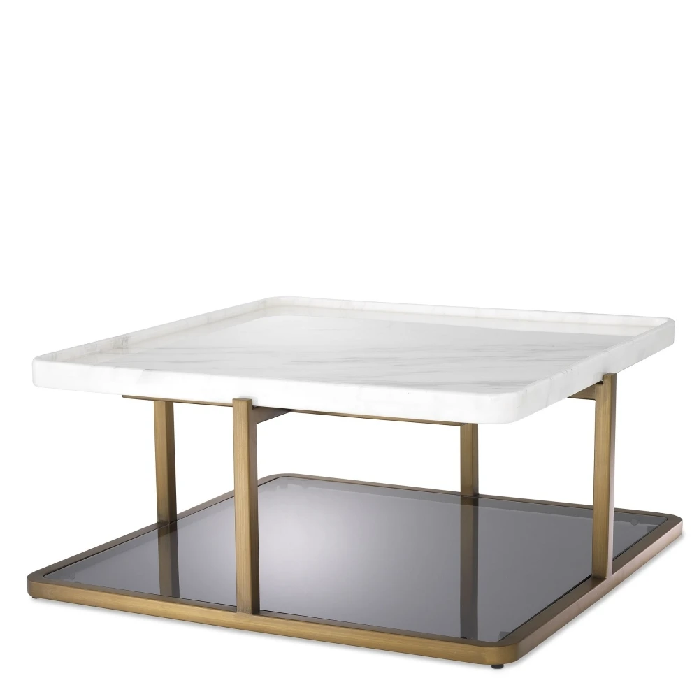 Fancy Design Iron Side Table Marble Top Side Table Hot Sale Furniture Sofa Side Table for Home Indian Metal Handicrafts