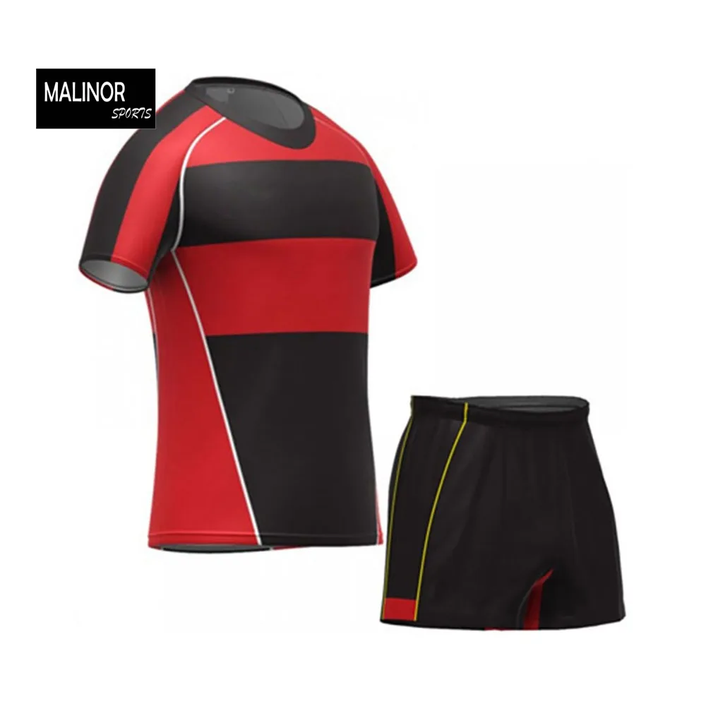 Customized Sport Wear Rugby Uniforms Men S OEM Rugby Kits Rugby Shirts Jersey High Quality Sublimation Custom Blue Print Unisex