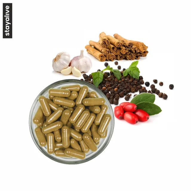 Частная Марка экстракт корицы берберина чеснока куркумы и черного перца добавка | Смесь Веганские капсулы