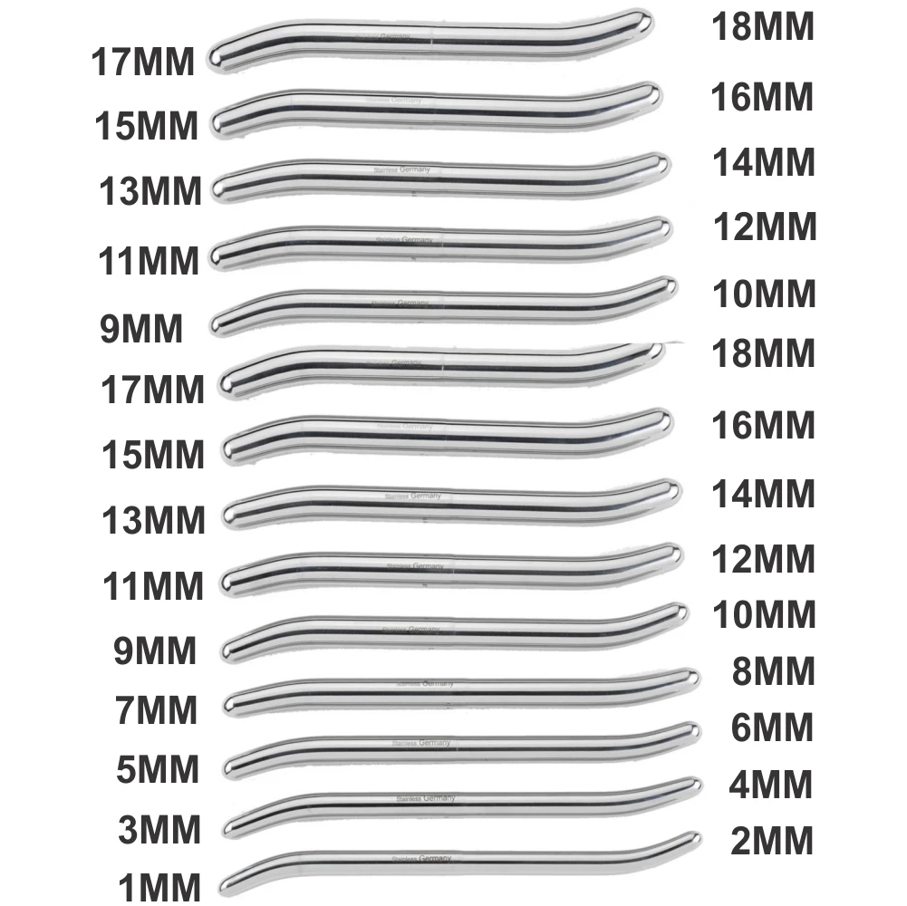 HEGAR SOUNDS DILATOR UTERINE URETHRAL DIAGNOSTIC GYNECOLOGY DOUBLE ENDED 14 PIECES SET SURGICAL KIT       MGI-226