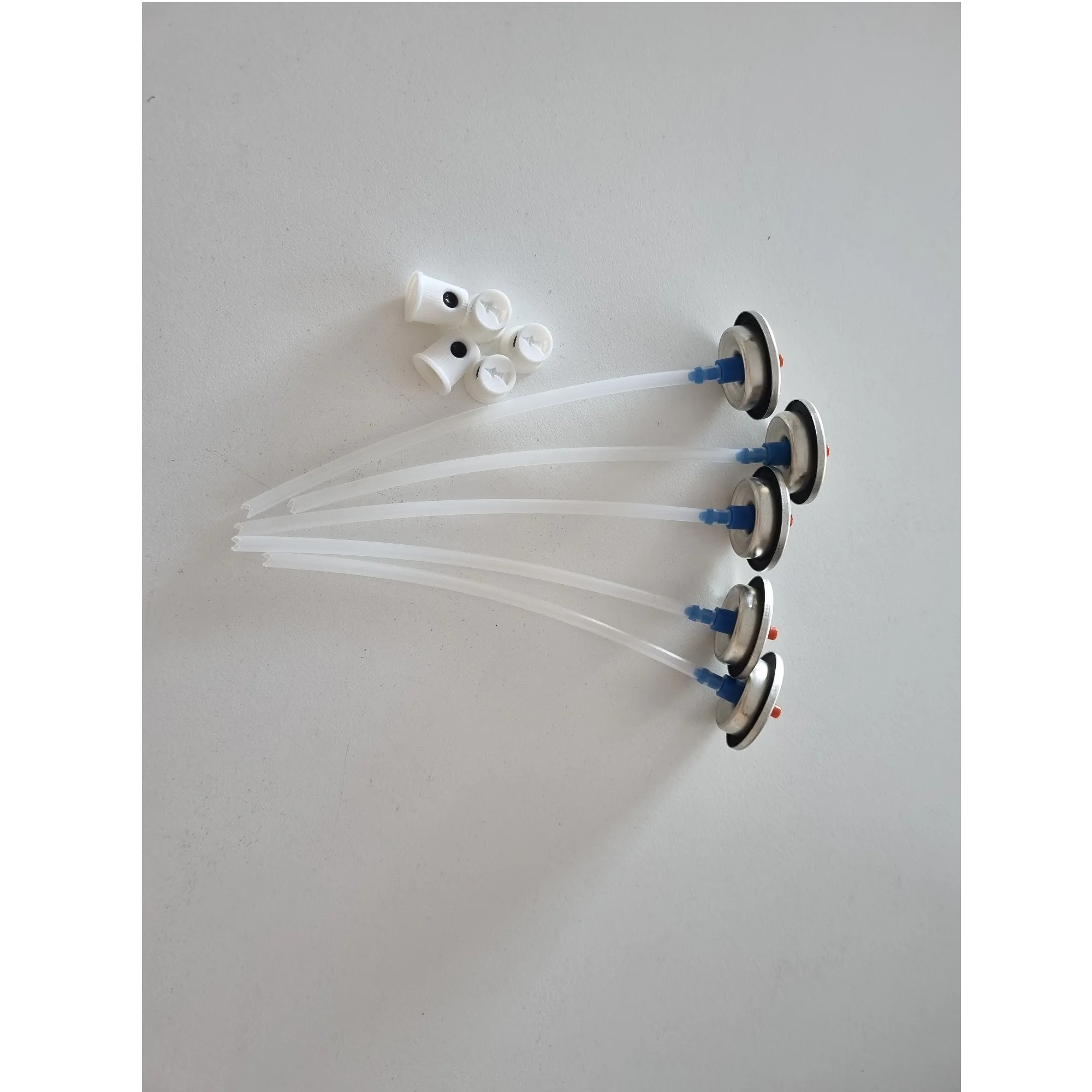 Packaging Auxiliary Materials White OEM Customized Logo High quality Aerosol valve 4 to 6 colors print CMYK colors body pump