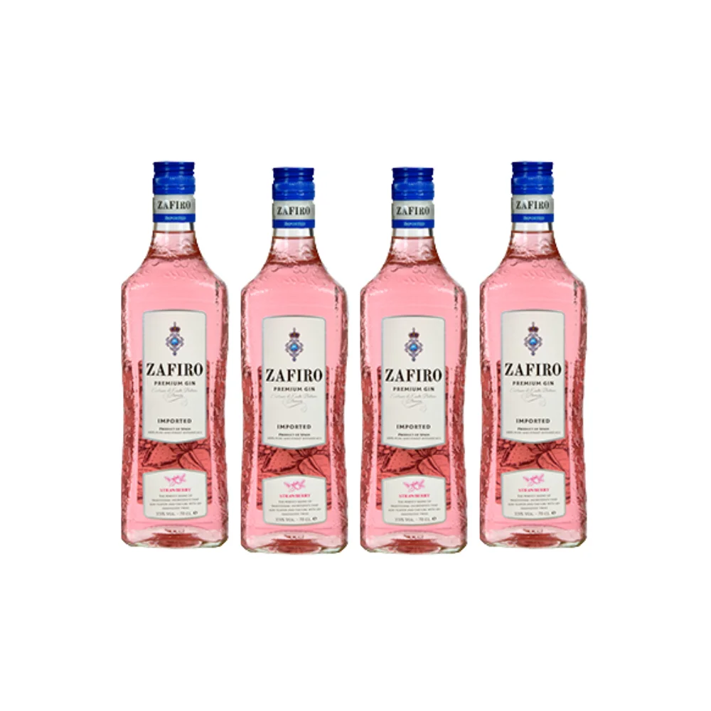 Popular Demanding  Strawberry Aroma Selected  37.5% Alcohol Vol Medium Intensity Premium Strawberry Gin used for cocktails mixer