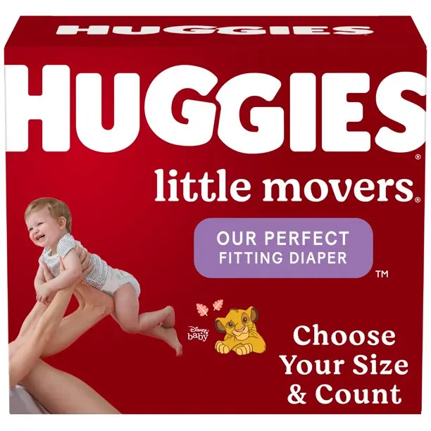 Huggies Little Snugglers Baby Diapers, Size 6, 50 Ct, Giga Jr Pack