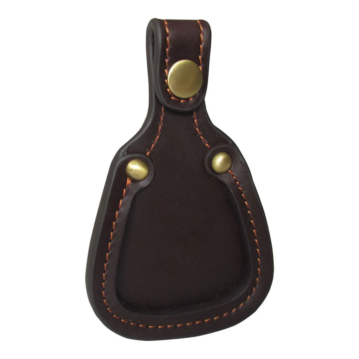 New Arrival Latest Custom Logo Brown Genuine Leather Toe Protector Pad Barrel Rest Hunting Wholesale Pad