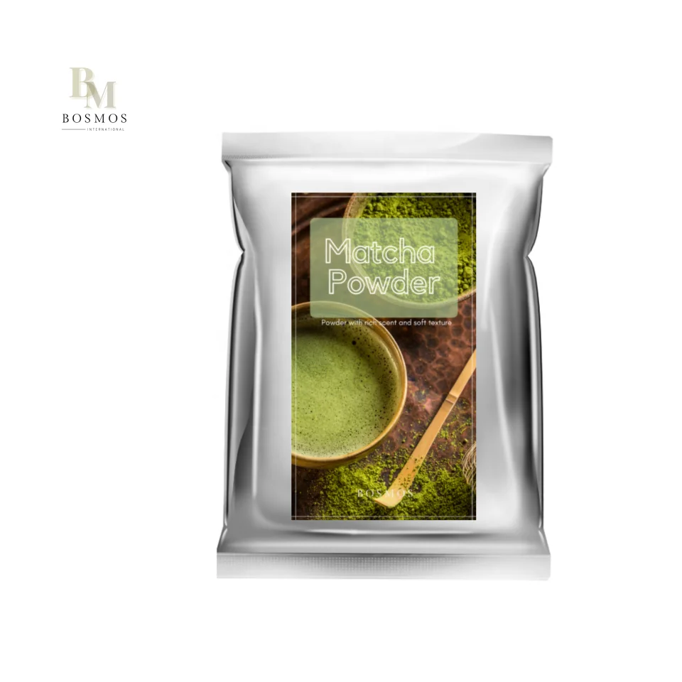 Bosmos_ Japanese Organic Matcha Powder 1kg- Best Taiwan Bubble Tea Supplier, Pure Matcha Powder