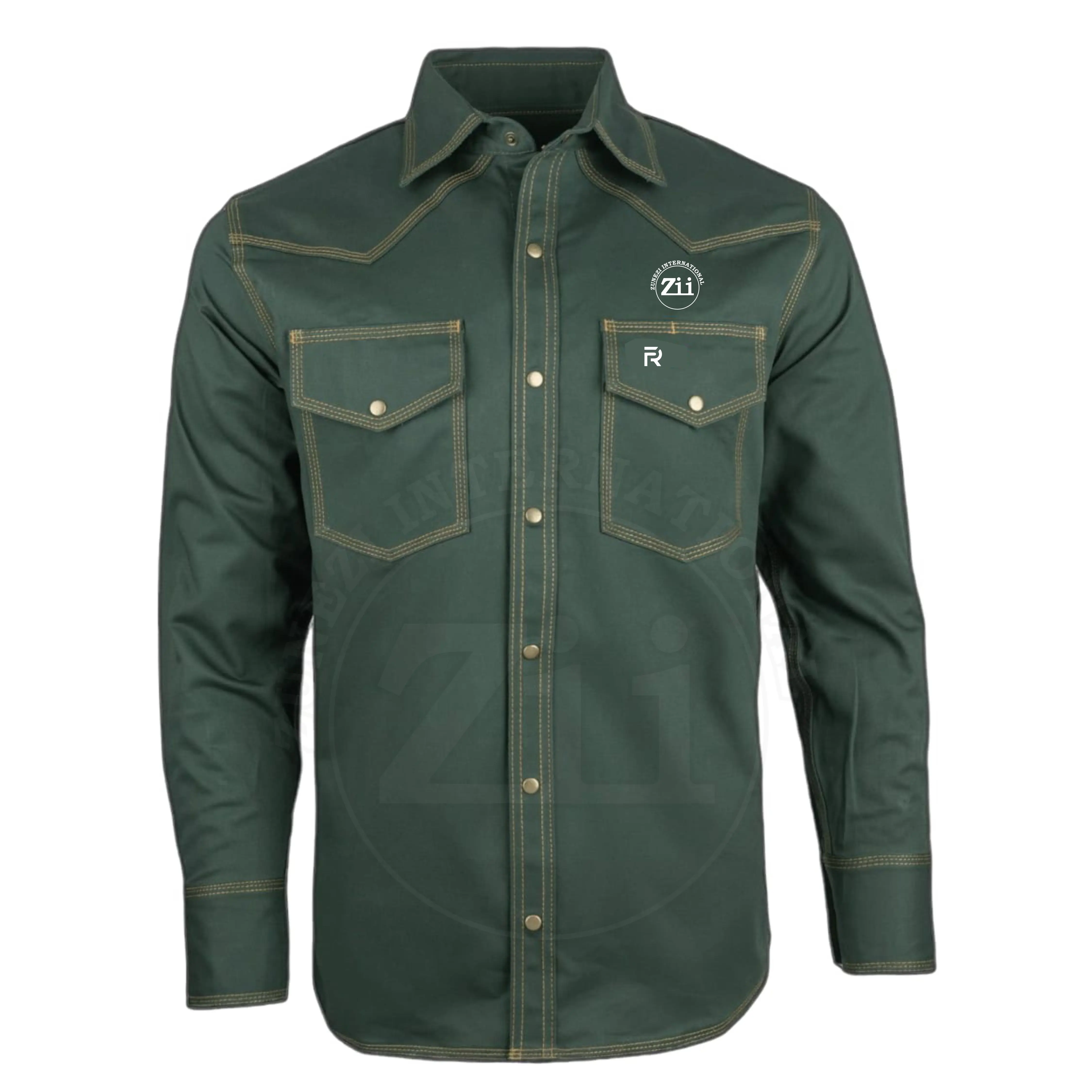 Welding Cotton Long Sleeve Fire Proof Frc Plaid Shirts Spring Autumn Flame Resistant Fr  Fire Resistant Work Shirts Safety FR