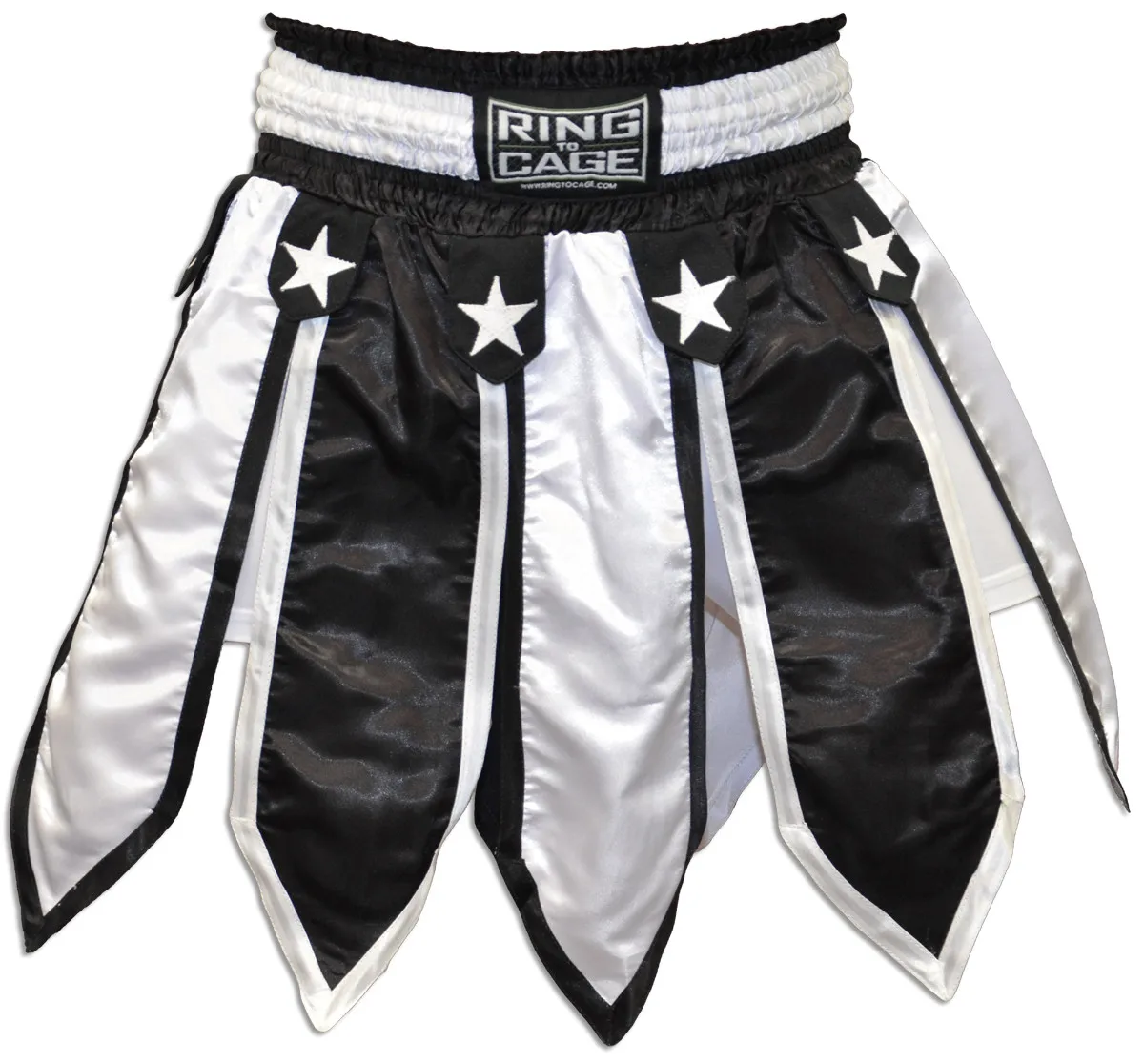 Made with Satin design kick boxing training muay thai gladiator shorts