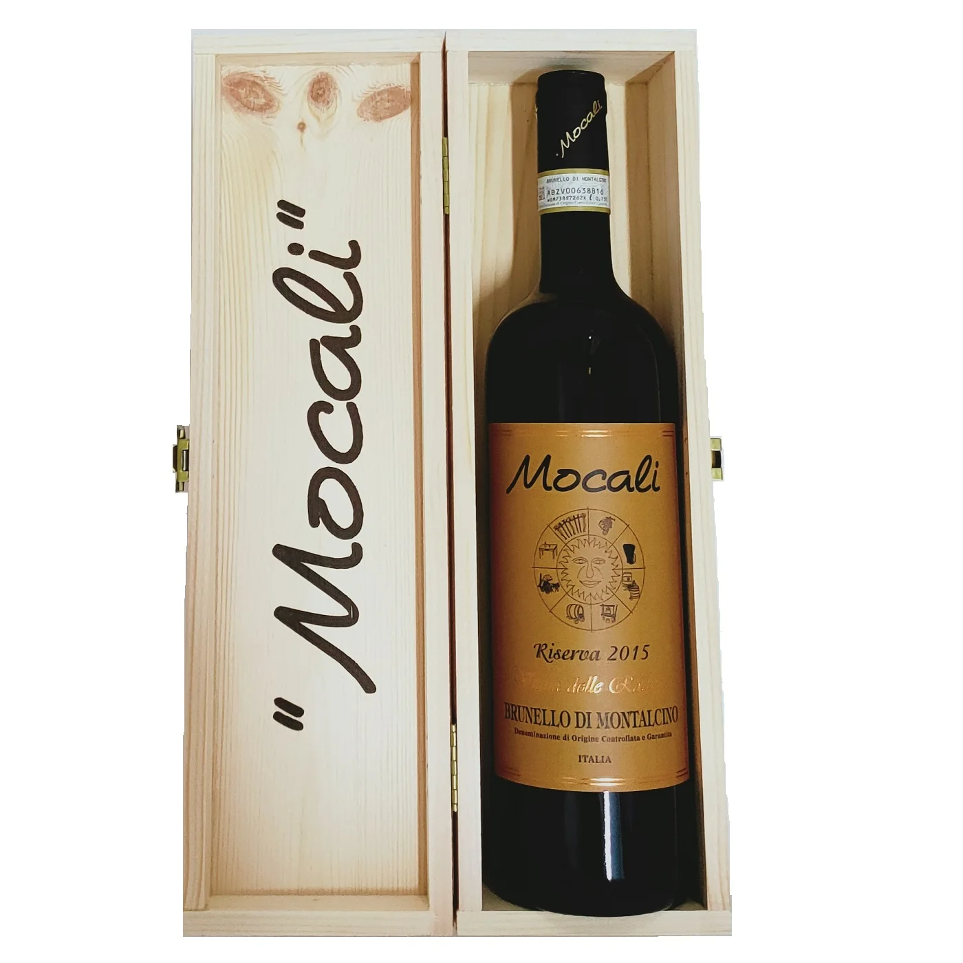 TOP QUALITY ITALIAN WINE BRUNELLO DI MONTALCINO RISERVA VIGNA DELLE RAUNATE DOCG 750ml. WOODEN BOX