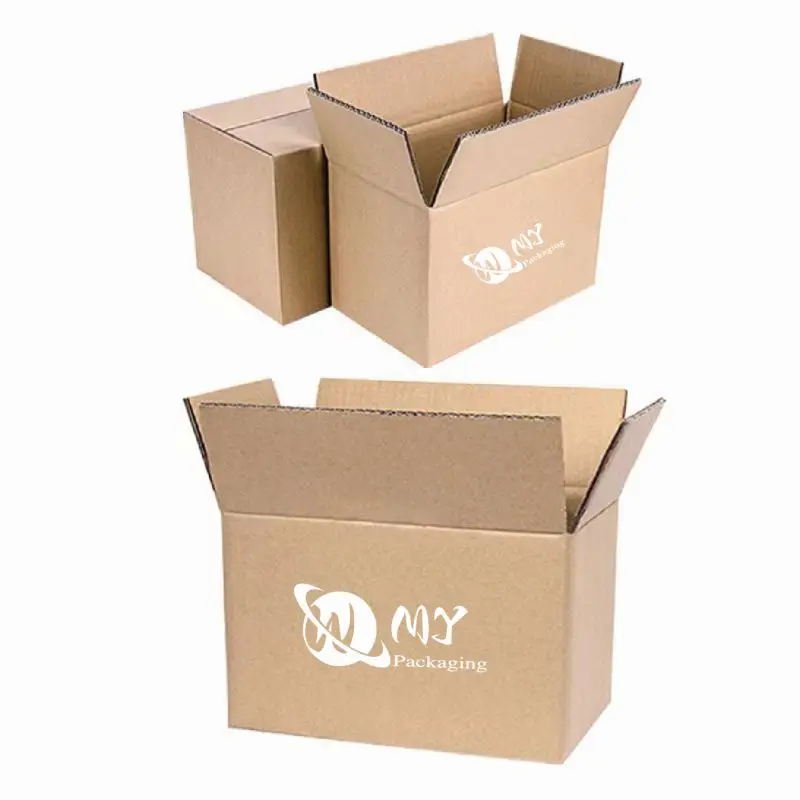 Custom Corrugated Kraft E-Flute 3 5mm A4 Paper Cardboard Delivery Carton Mail Boxes Shipping Maling Box Mailer Packaging Carton