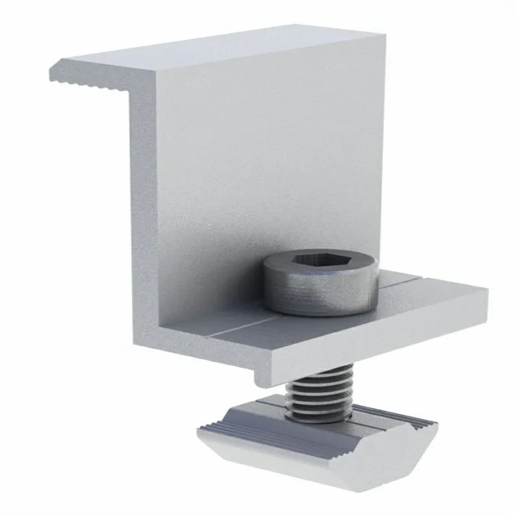 Индивидуальный Быстрый рельсовый механизм для крыши, алюминиевые зажимы для задней панели солнечных батарей