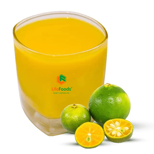 100% made from natural ingredient BQF process manufacture price fruit puree Frozen Calamansi Puree Lifefoods from Vietnam