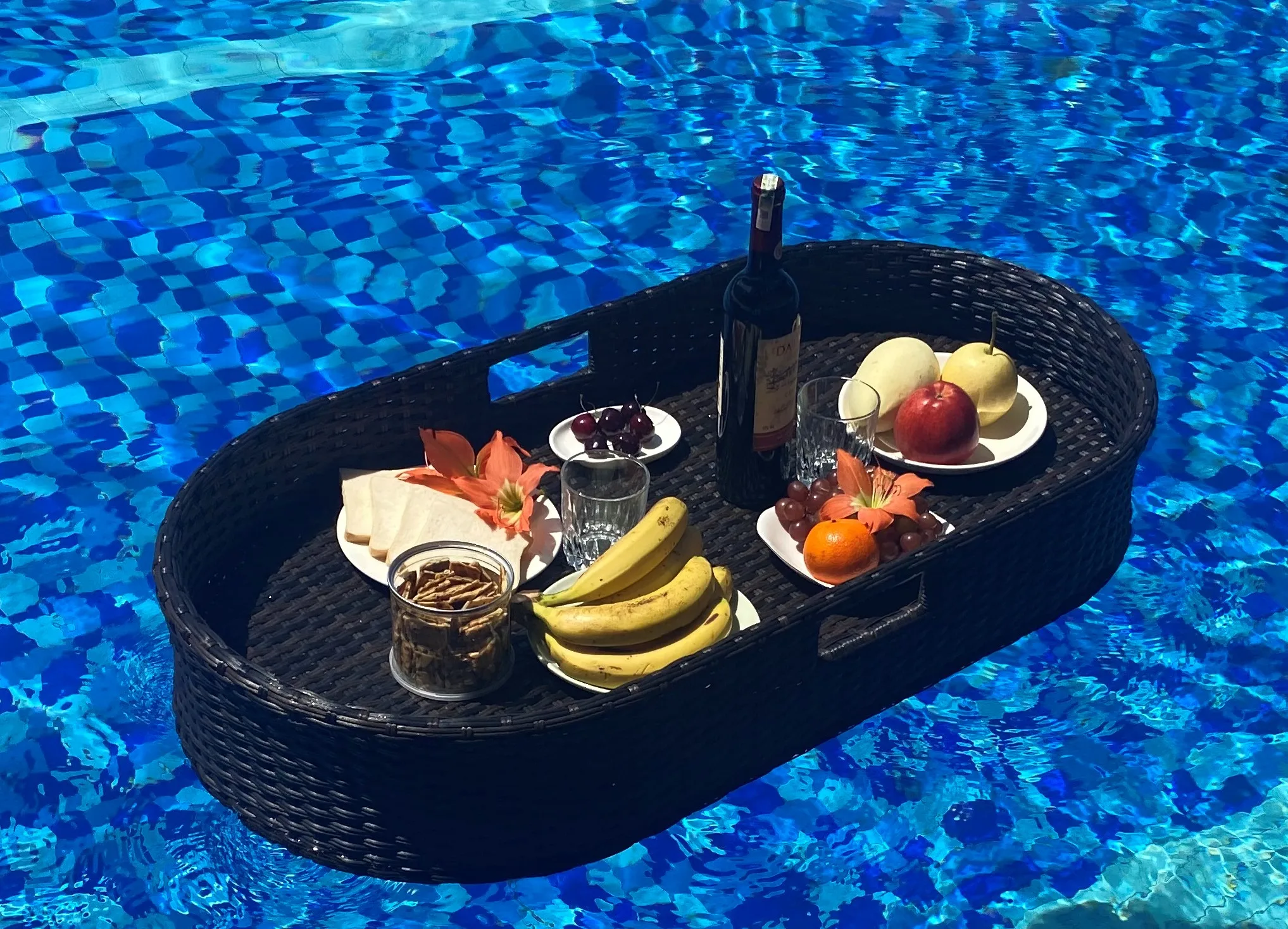 Floating Tray, Rattan Floating Breakfast Tray Made in Viet Nam