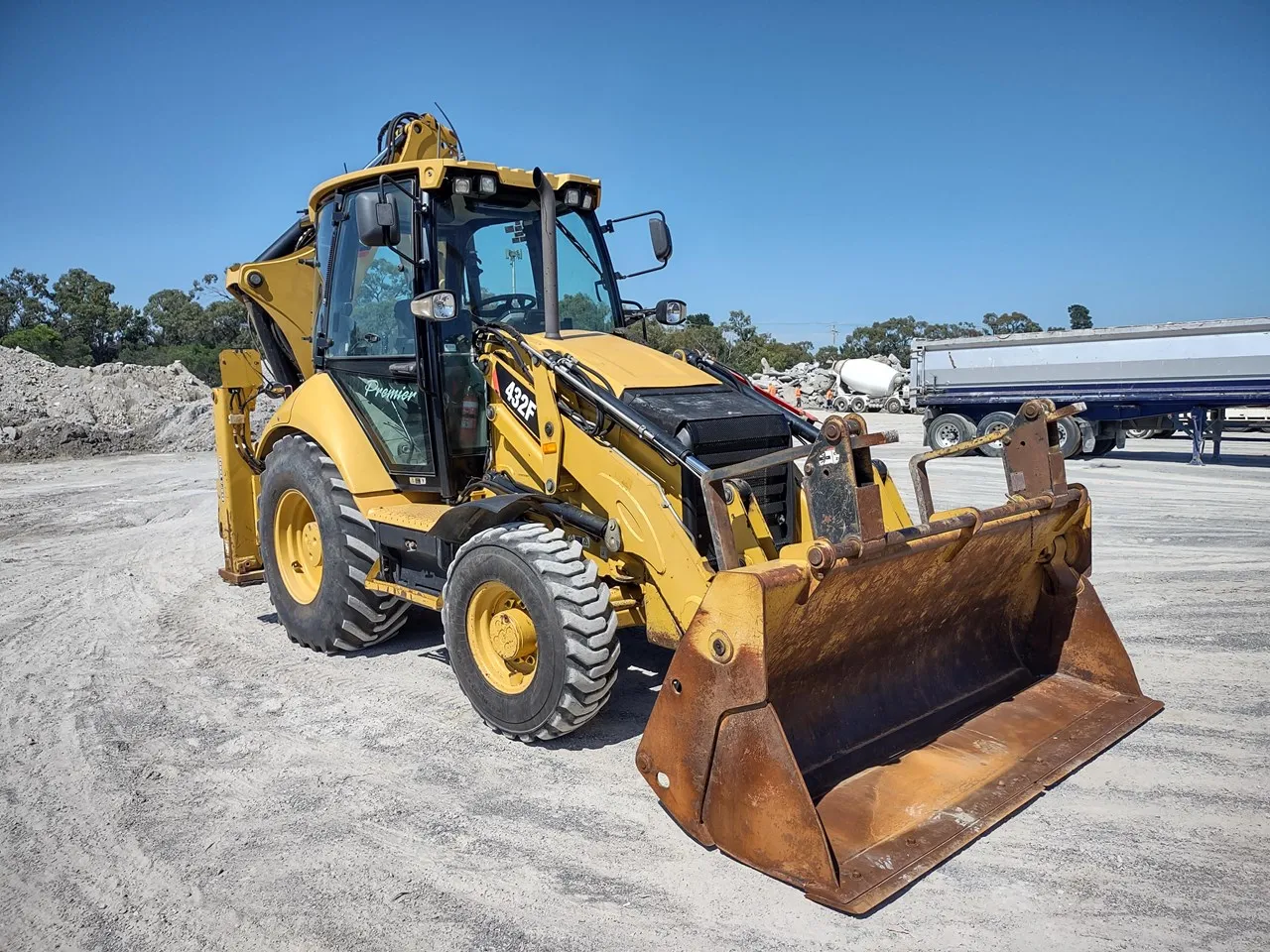 Good Condition CAT 432F Used Backhoe Loader Caterpillar 4x4 420F 432F Loader Backhoe Cheap price