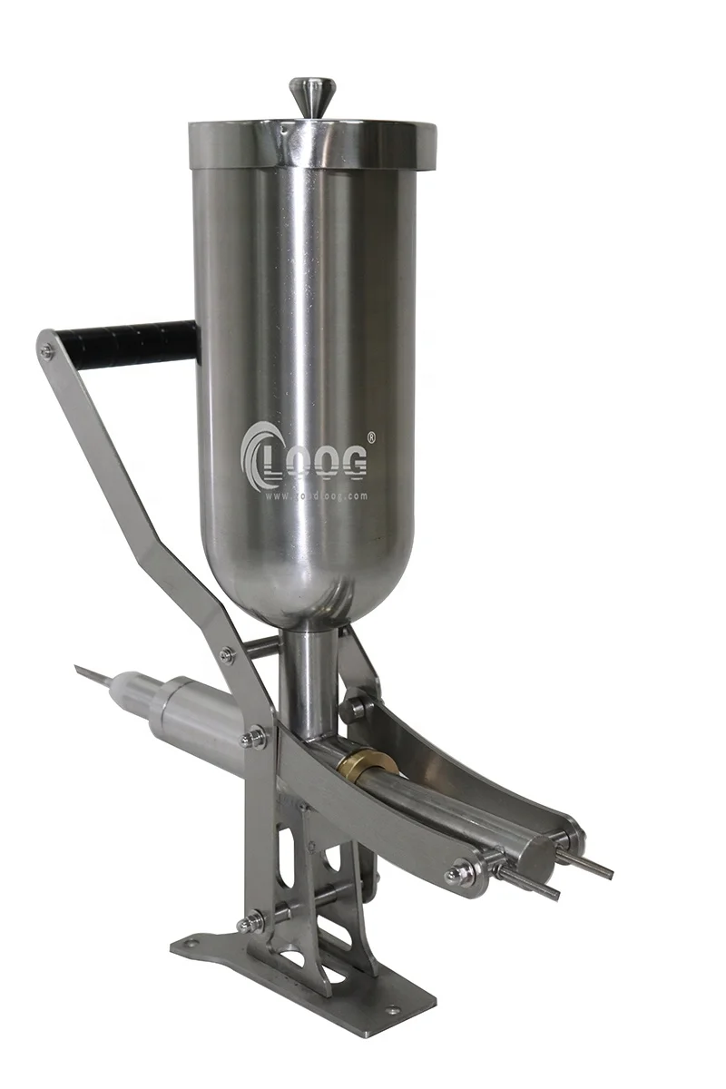 Commercial 304 Stainless Steel 5 L Donut Churros Maker Manual Churro Filler Cream Filling Machine For Kitchen Restaurant
