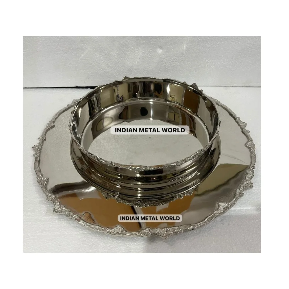 Admirable Design Chocolate Bowl Dessert Holder Sweets Serving Platters Made Of Stainless Steel Bowl For Anniversary Parties Use