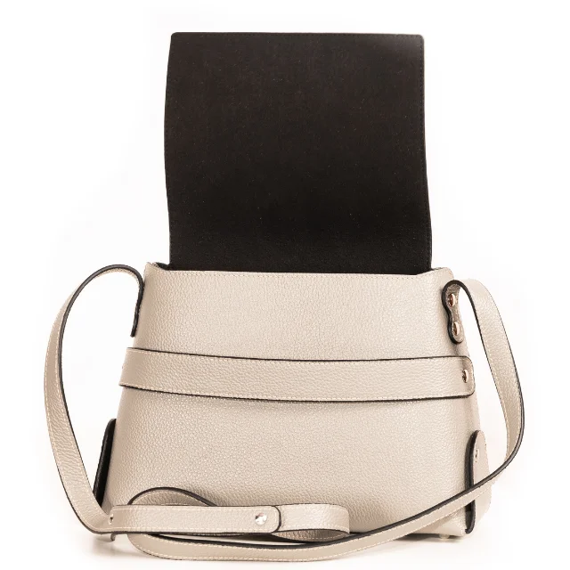 Handmade Genuine Leather Shoulder Bag Premium Quality Custom Fashion Item for Ladies Made in Venice