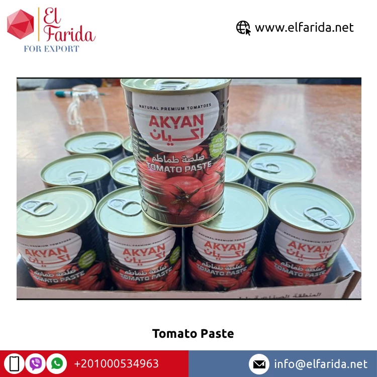 Лучшее качество самая продаваемая натуральная вкусная консервированная томатная паста 28%-30% от Египетского поставщика оптом по оптовой цене