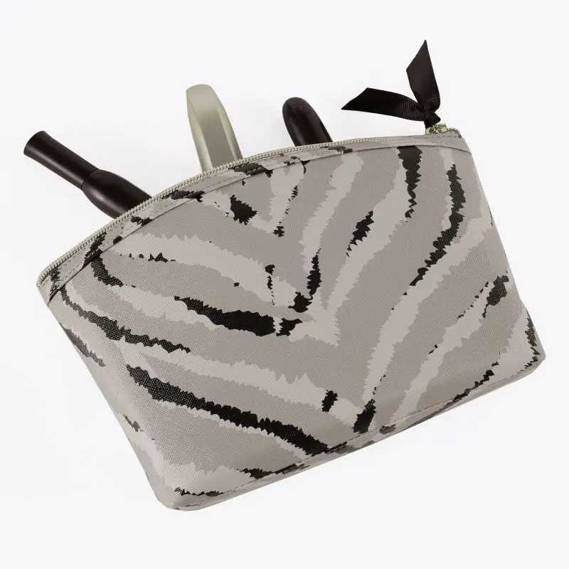 Lipstick Skincare Toilet Storage Organizer Dome Makeup Pouch Tiger Pattern Travel Cosmetic Bag for beauty essentials