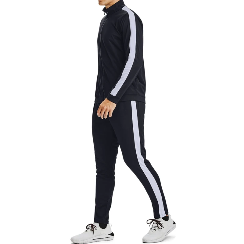 Top Quality Custom Made track Suit For Men / Cotton Polyester Track Suit In Wholesale Price striped tracksuit for men