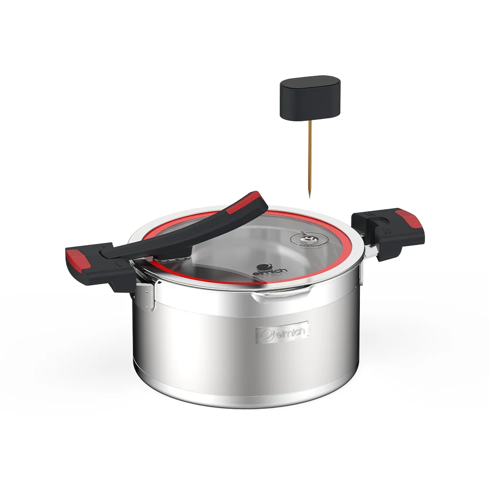 Best quality sustainable pressure cooker set and pans Milano EL-8093 16, 18, 22, Frypan size 26cm