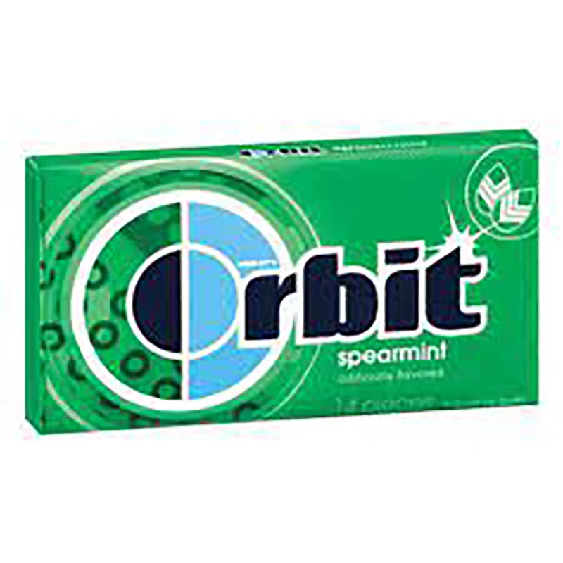 Высококачественная жевательная резинка со вкусом Orbit без сахара 14 г для продажи