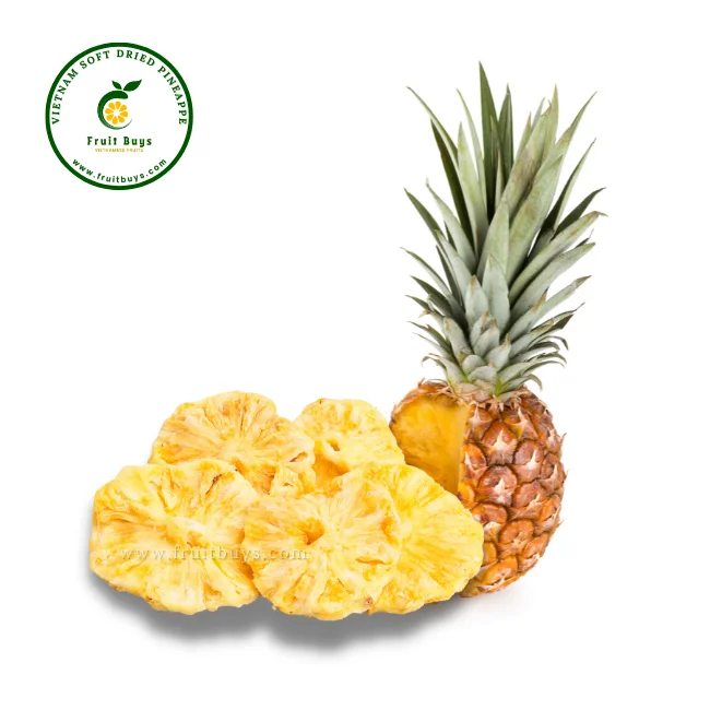 Supplier Dry Fruit	Fast Shipping	Dehydrated Dried Pineapple	from FRUITBUYS VIETNAM