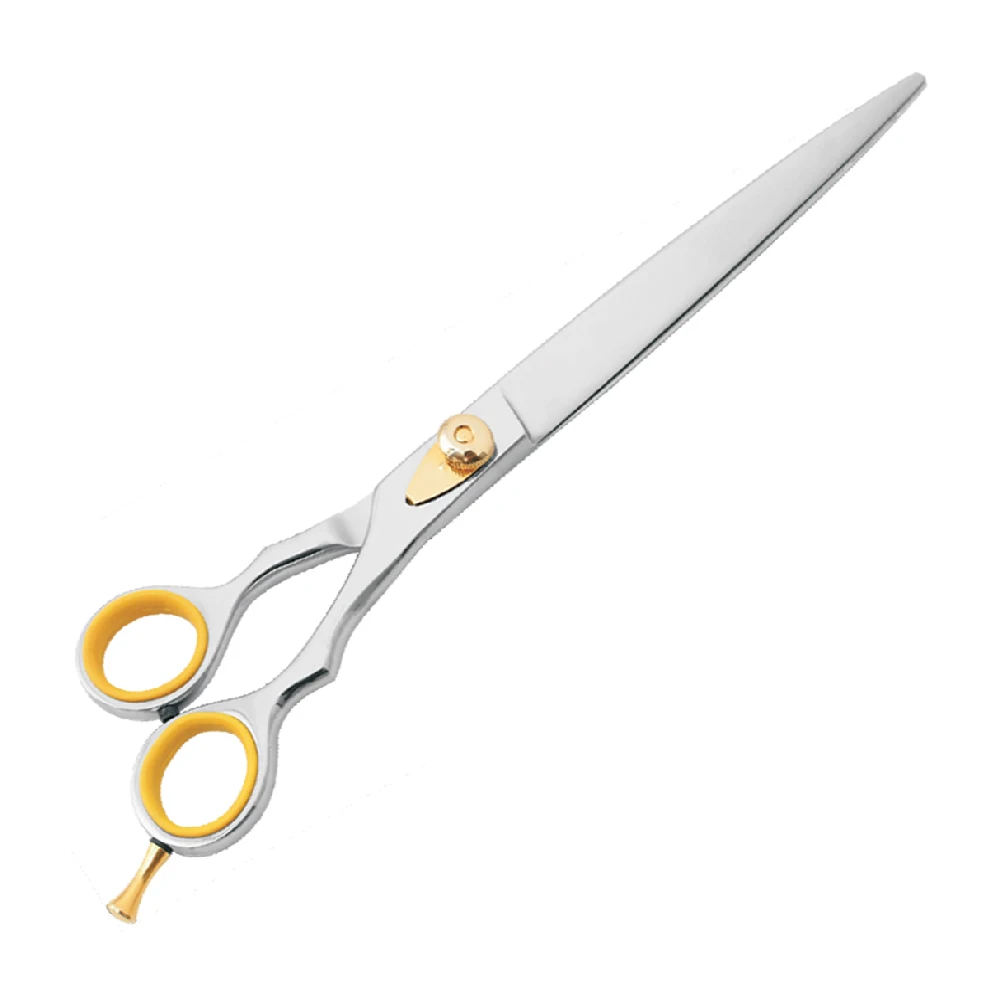 Pet Grooming Shears (Convex/Bevel Edge) Stainless Steel Adjustable Finger Rest & Screw (Finger Inserts)
